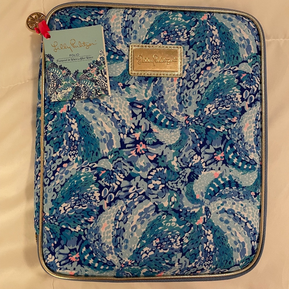 Lily Pulitzer Folio in Wave After Wave NWT